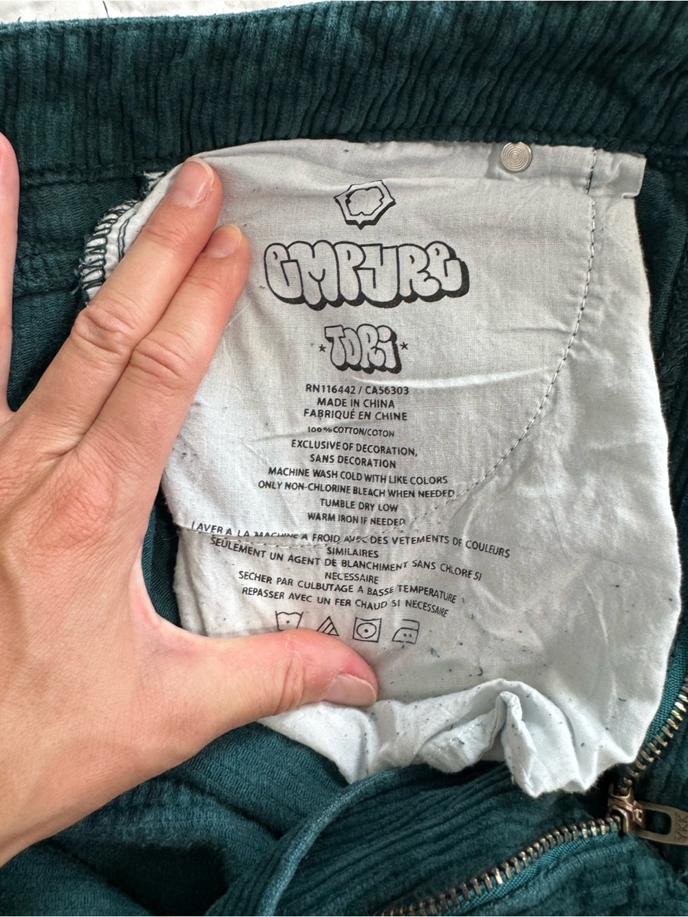 Empyre Tori Ponderosa Corduroy Skate Pants - Picture 16 of 16
